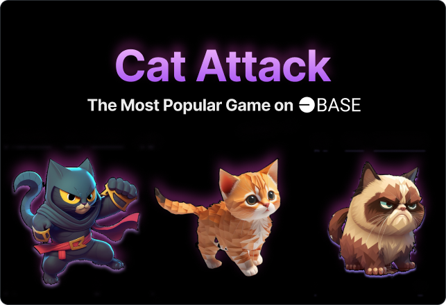 Screenshot of Cat Attack template