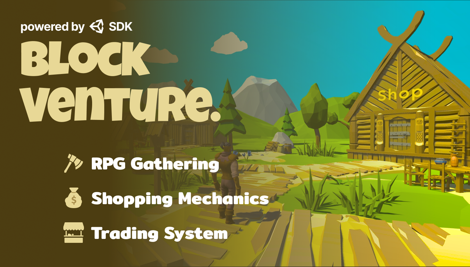 Screenshot of Blockventure template